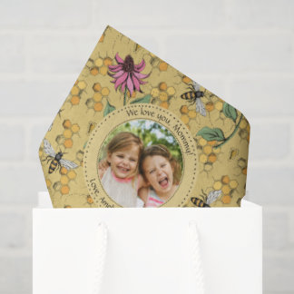 Papel De Seda Crianças Personalizadas do dia de as mães Foto da 