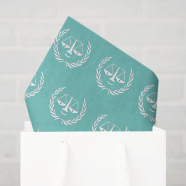 Papel de Seda Criativo Presente para Advogado