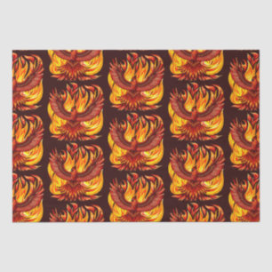 Papel De Seda Criatura mitológica fênix