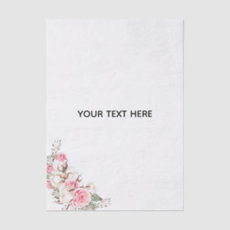 Papel De Seda Crie Seu Próprio Floral