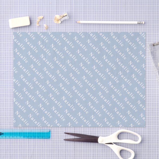 Papel De Seda Crie Seu Próprio Nome Personalizado (Arte )