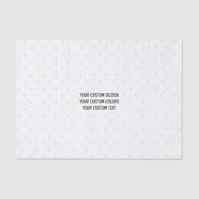 Papel De Seda Crie seu próprio personalizado (Frente )