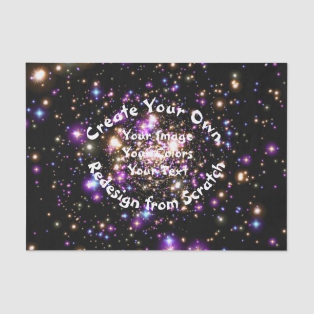 Papel De Seda Crie seu próprio personalizado (Frente )