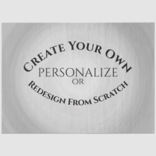 Papel De Seda Crie seu próprio personalizado