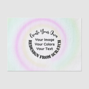 Papel De Seda Crie seu próprio personalizado