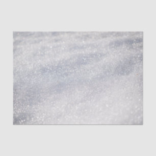 Papel De Seda Cristais de Neve Prateada