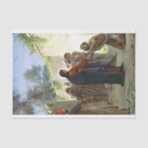 Papel De Seda Cristo curando o homem cego