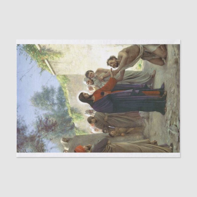 Papel De Seda Cristo curando o homem cego (Frente )