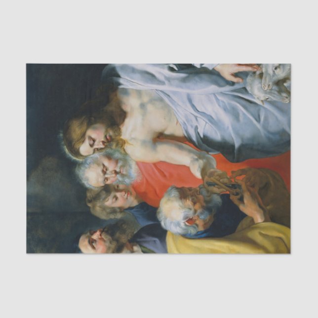 Papel De Seda Cristo de Peter por Peter Paul Rubens (Frente )