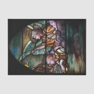 Papel De Seda Cristo o Natal do vitral do padre alto