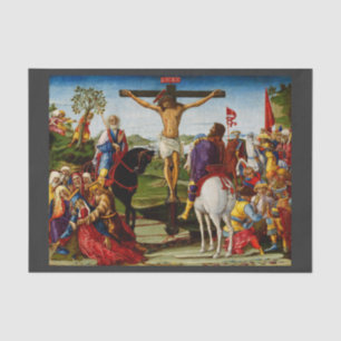 Papel De Seda Crucificação por Benvenuto di Giovanni