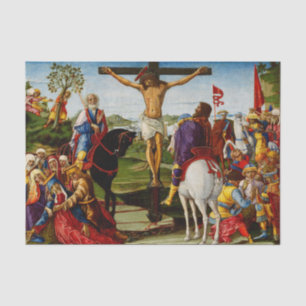 Papel De Seda Crucificação por Benvenuto di Giovanni