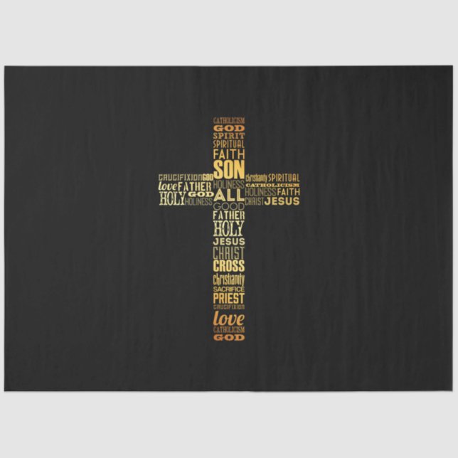 Papel De Seda Cruz (Frente )