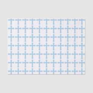 Papel De Seda Cruz Azul Elegante