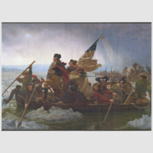 Papel De Seda Cruzando Delaware 1776: General George Washington