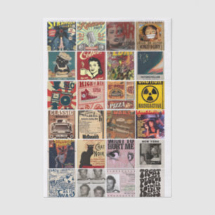 Papel De Seda Cultura Pop Retro