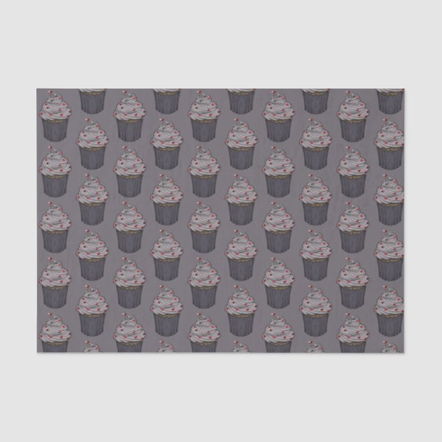 Papel De Seda Cupcake de proposta doce (Frente )