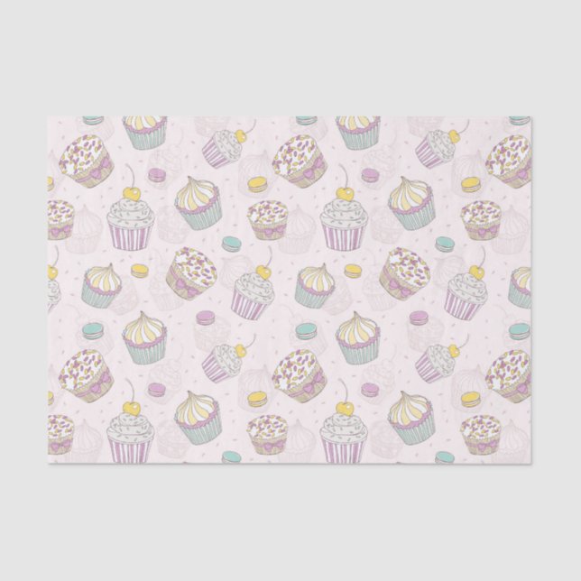 Papel De Seda Cupcakes (Frente )