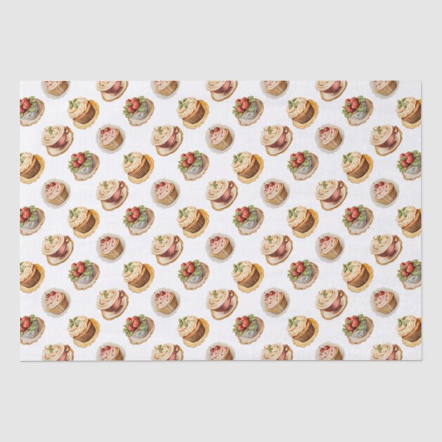 Papel De Seda Cupcakes (Frente )