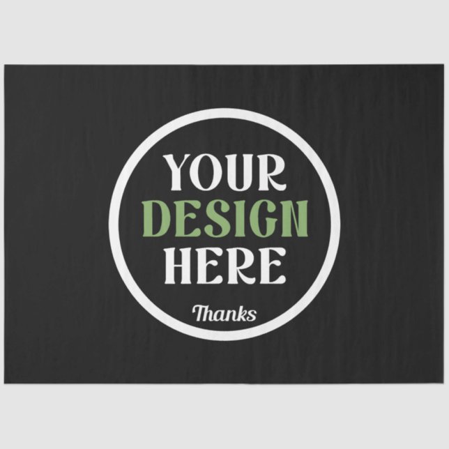 Papel De Seda custom, unique, sleek & minimalist (Frente )