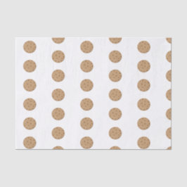 Papel De Seda Cuta de Cookies Chip de Chocolate Ilustrada