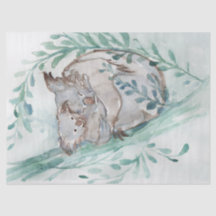 Cute Koala & Baby Watercolor