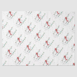 Papel De Seda Cute Snowman