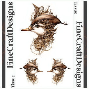 Papel De Seda Cute Steampunk Gears Cogs Hat Decoupage L 139