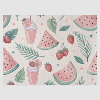 Papel De Seda Cute Summery Tissue Paper