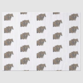 Papel de Seda da Equipe de Cavalo de Tração Belga