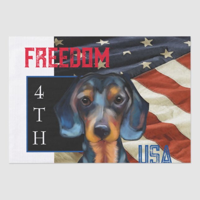 Papel De Seda Dachshund      (Frente )