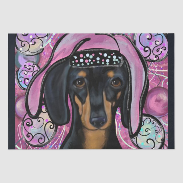 PAPEL DE SEDA DACHSHUND        (Frente )