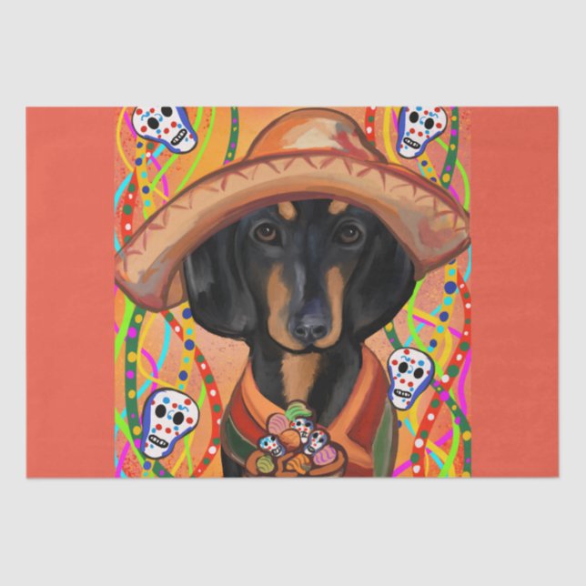 PAPEL DE SEDA DACHSHUND (Frente )