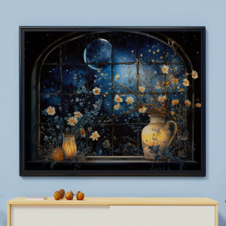 Papel De Seda Daisy and Moon Window Decoupage