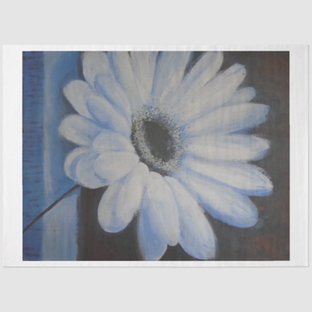 Papel De Seda Daisy Decoupage Paper (Frente )