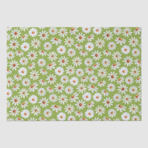Papel De Seda Daisy Filed Watercolor Primavera Summer