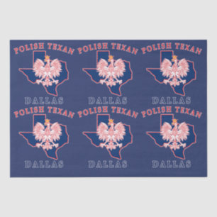 Papel De Seda Dallas Polonês Texan