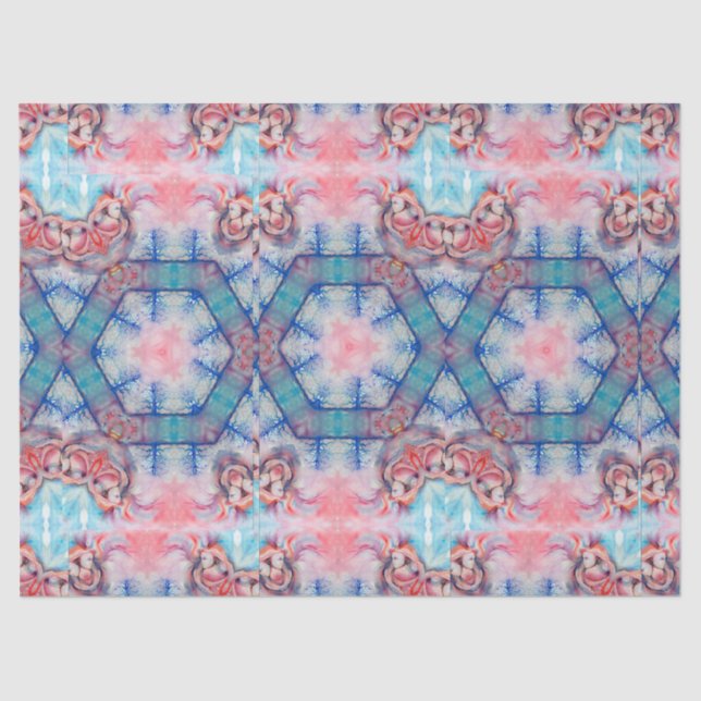 Papel De Seda Dama AVALON do lago, Reflexões Mágicas de Água (Frente )