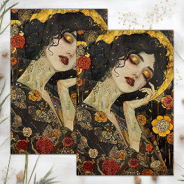 PAPEL DE SEDA DAMA VINTAGE VITORIANA DÉCOUPAGE