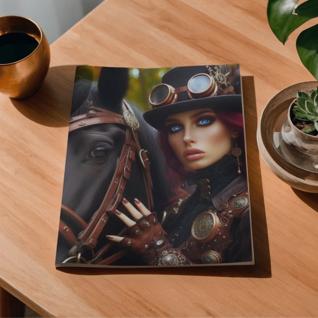 Papel De Seda Dama Vitoriana Steampunk Dark Rider Decoupage (Criador carregado)