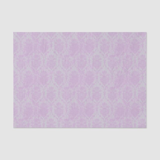 Papel De Seda Damasco Rosa Rosa Ingrediente (Frente )