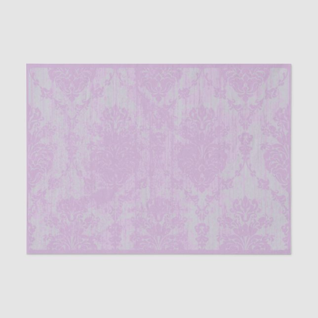 Papel De Seda Damasco Rosa Rosa Ingrediente (Frente )