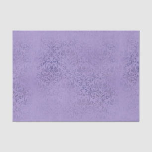 Papel De Seda Damasco Roxo