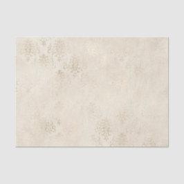 Papel De Seda Damasco Vintage Branco e Marfim
