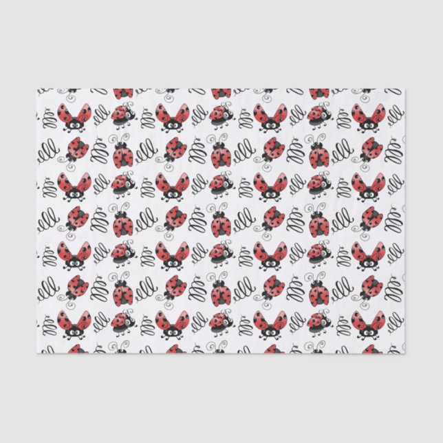 Papel De Seda Damybugs Whimsical e Squiggles (Frente )