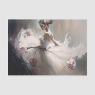 Papel De Seda Dança com os rosas