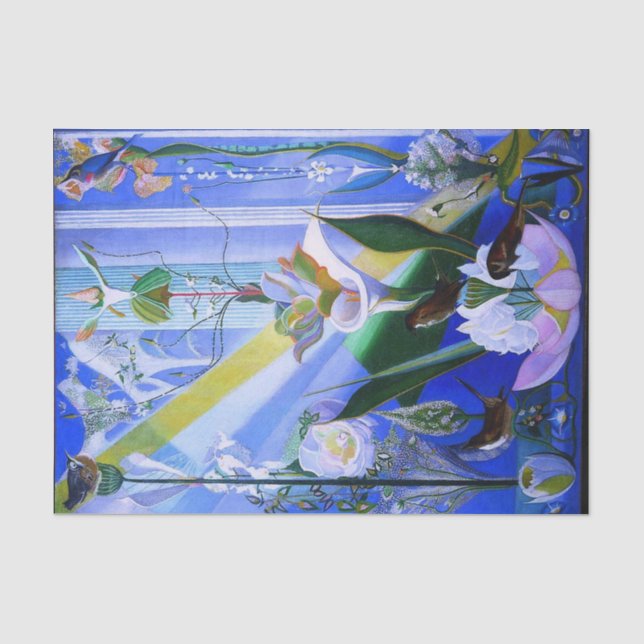 Papel De Seda Dança da Primavera de Joseph Stella (Frente )
