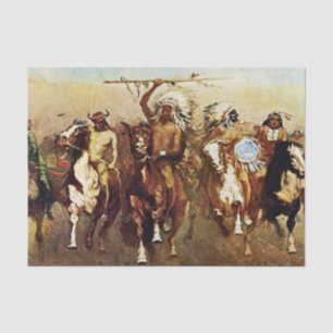 Papel De Seda “Dança da Vitória” Arte Ocidental por Frederic Rem