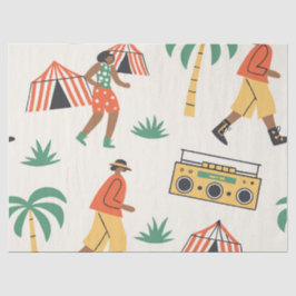 Papel De Seda Dança no verão