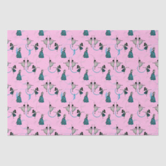 Papel De Seda Dançarinos Modernos Oferecem Conjunto de Quebras